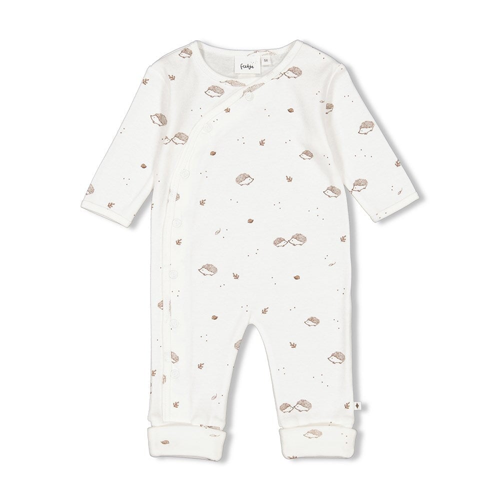 HEDGE HUGS - Organic Cotton Allover Print Side Wrap Overall