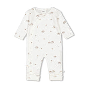 HEDGE HUGS - Organic Cotton Allover Print Side Wrap Overall
