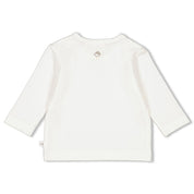 HEDGE HUGS - "enjoy every little thing" Peached Inside Jersey Top