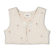 LITTLE ROSEBUD	- Allover Print Sleeveless Vest