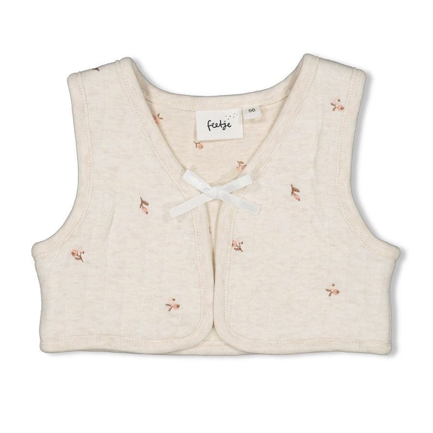 LITTLE ROSEBUD	- Allover Print Sleeveless Vest