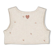 LITTLE ROSEBUD	- Allover Print Sleeveless Vest