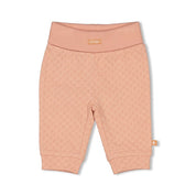 LITTLE ROSEBUD - Organic Cotton Fancy Knit Pants
