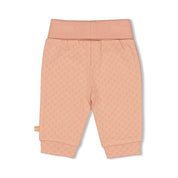 LITTLE ROSEBUD - Organic Cotton Fancy Knit Pants