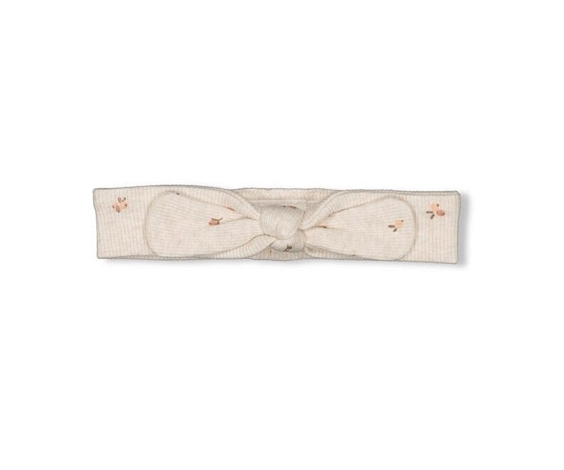 LITTLE ROSEBUD - Sweet Allover Print Rib Knit Headband