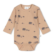 INTO THE FOREST - Allover Print 2x2 Ribbed Knit Body