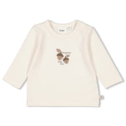 ACORN - Peached Inside Jersey “bonjour mon ami” Top