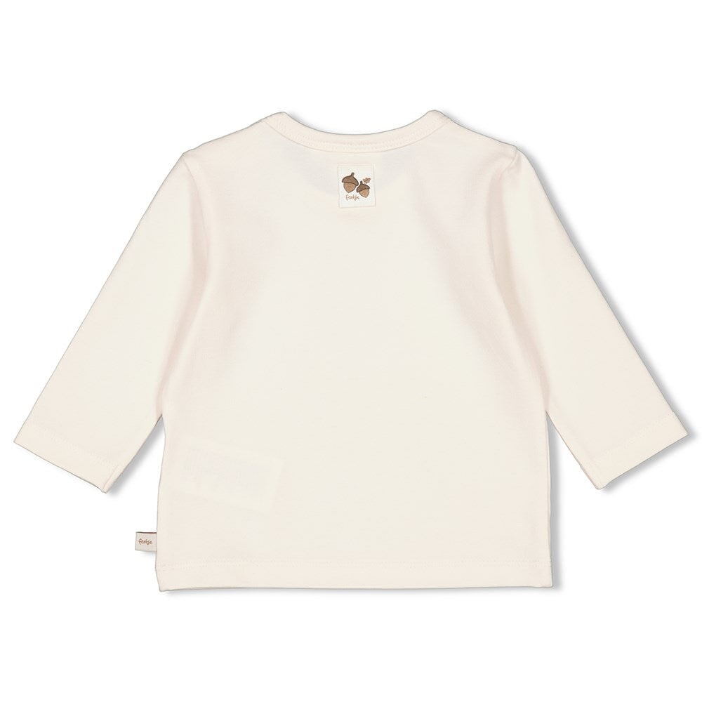 ACORN - Peached Inside Jersey “bonjour mon ami” Top