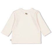 ACORN - Peached Inside Jersey “bonjour mon ami” Top