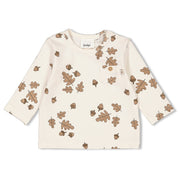 ACORN - Peached Inside Jersey Allover Print Top