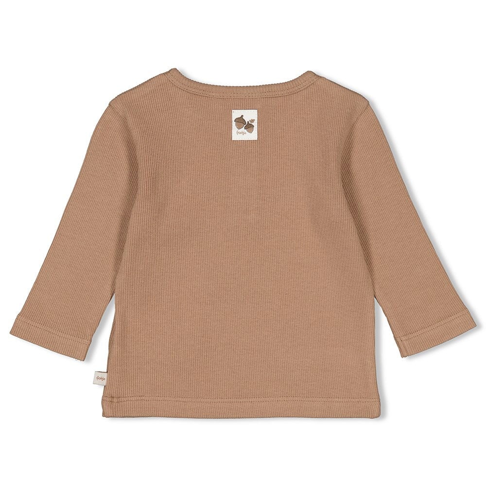 ACORN - 2x2 Rib Knit Fashion Placket Top