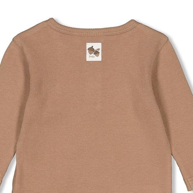 ACORN - 2x2 Rib Knit Fashion Placket Top