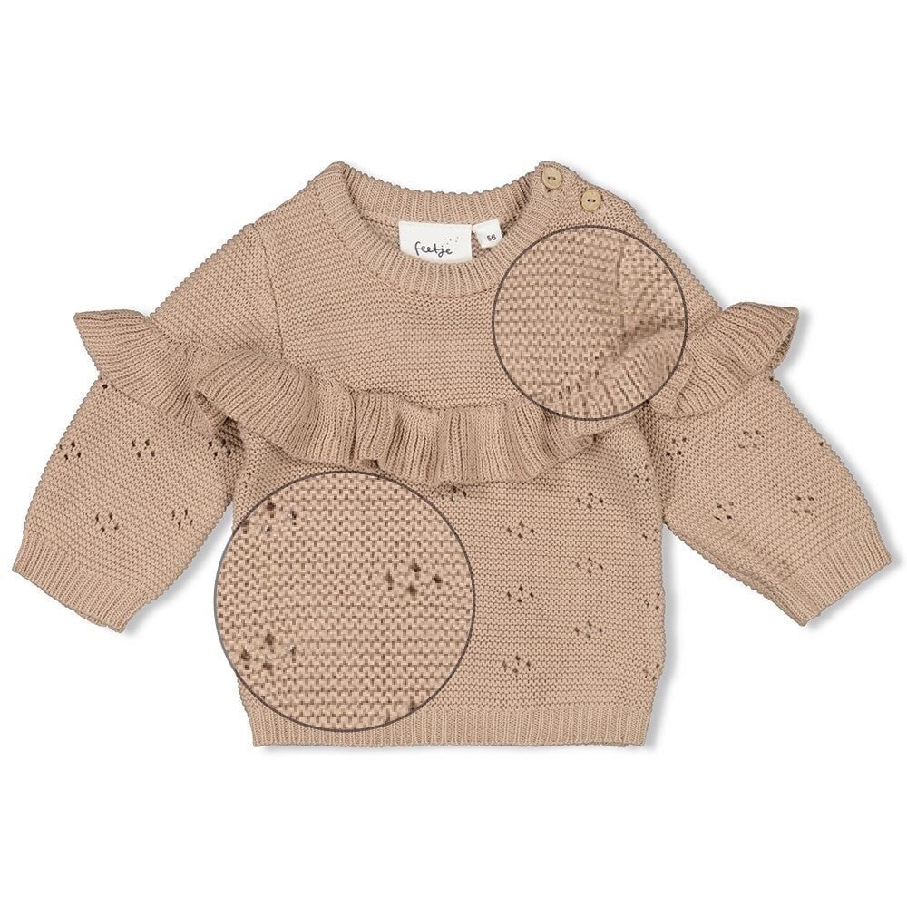 STAY MAGICAL	Organic Cotton Ruffle  Fashion Sweater