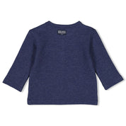 CLUB CROISSANT - Waffle Rib Placket Top