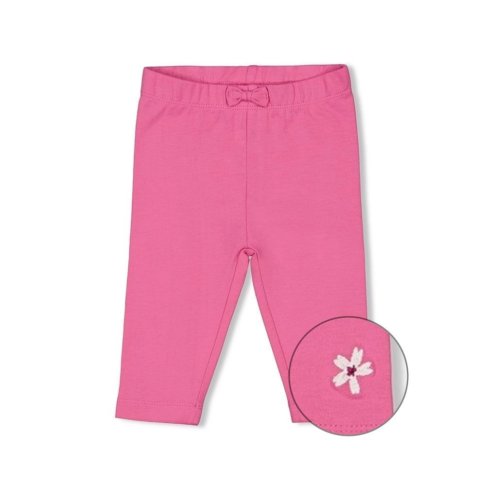 MIDNIGHT FLOWERS - Embroidered Flowers Fashion Legging