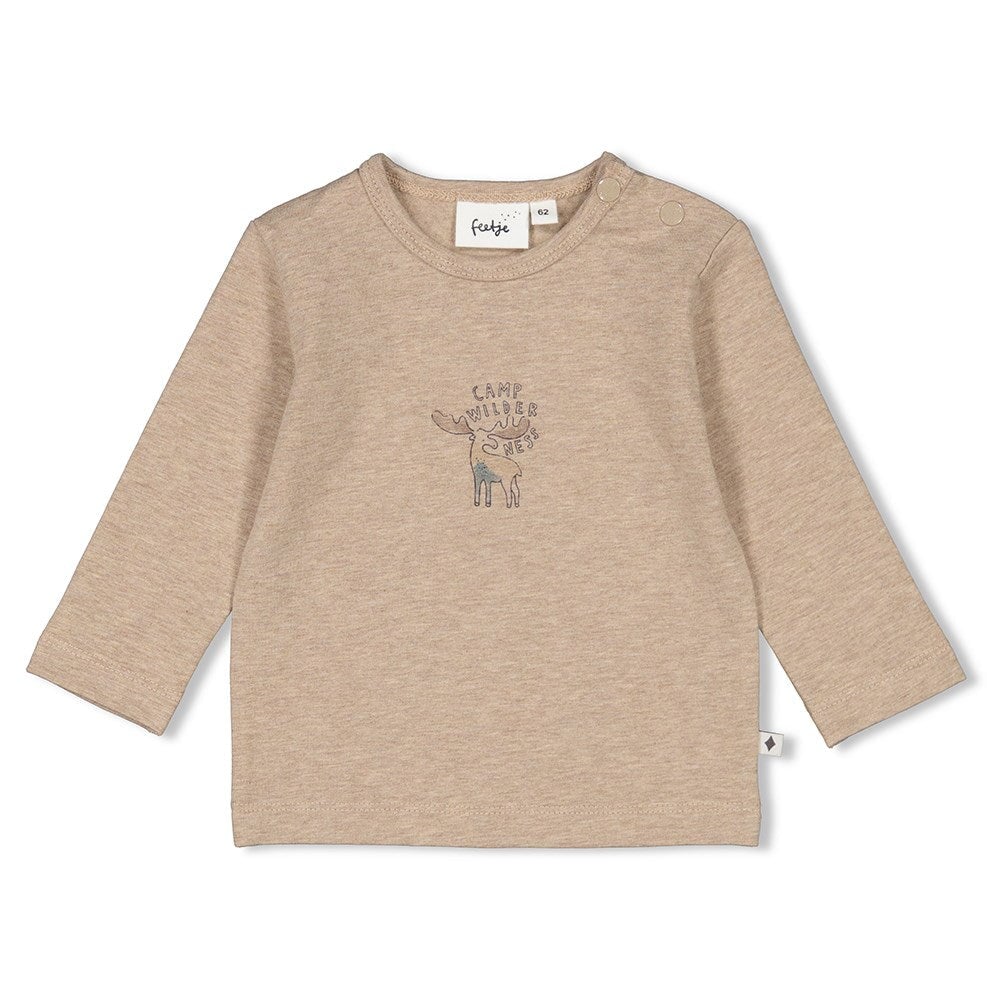 CAMP WILDERNESS - Organic Cotton 1x1 Nappy Rib Knit Top