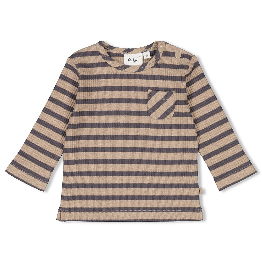 CAMP WILDERNESS - 4x2 Drop Needle Rib Jersey Stripe Top