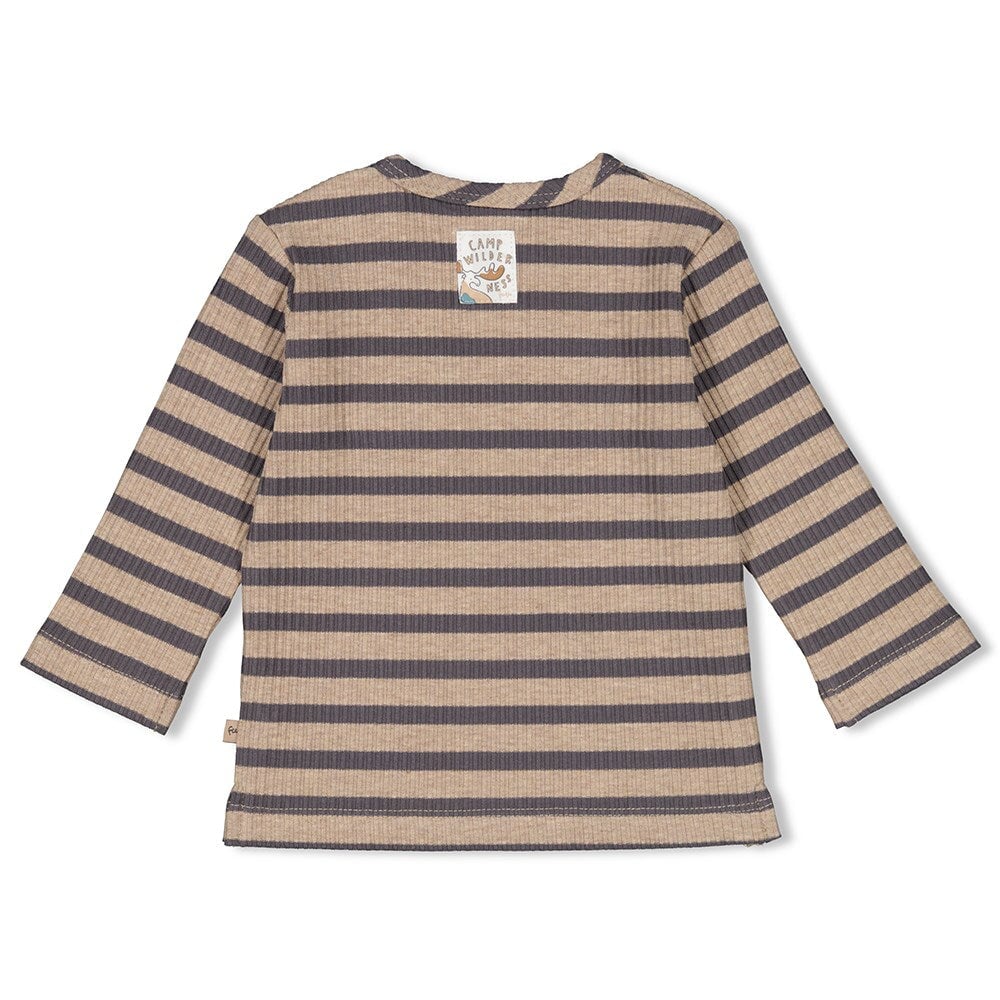 CAMP WILDERNESS - 4x2 Drop Needle Rib Jersey Stripe Top