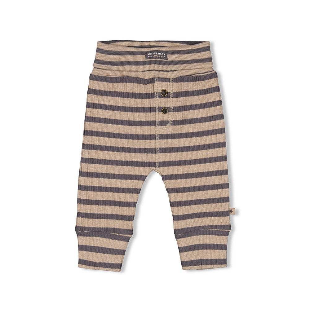 CAMP WILDERNESS - 4x2 Drop Needle Rib Jersey Stripe Pants