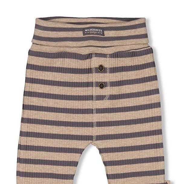 CAMP WILDERNESS - 4x2 Drop Needle Rib Jersey Stripe Pants