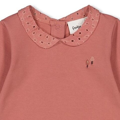 GROW YOUR OWN WAY - Single Jersey Peached Inside Fashion Collar Top