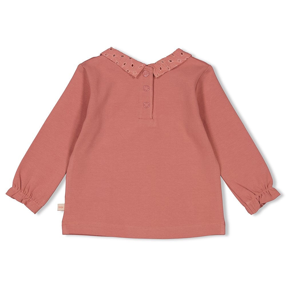 GROW YOUR OWN WAY - Single Jersey Peached Inside Fashion Collar Top