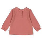 GROW YOUR OWN WAY - Single Jersey Peached Inside Fashion Collar Top