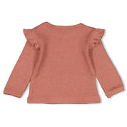 GROW YOUR OWN WAY - 4x2 Rib Drop Needle Velour Fashion Top