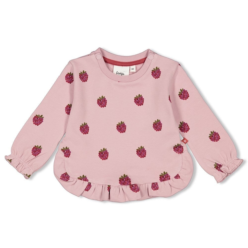 YOU'RE SO SWEET - Peached Inside French Terry Fashion Sweat Top