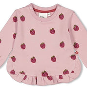 YOU'RE SO SWEET - Peached Inside French Terry Fashion Sweat Top