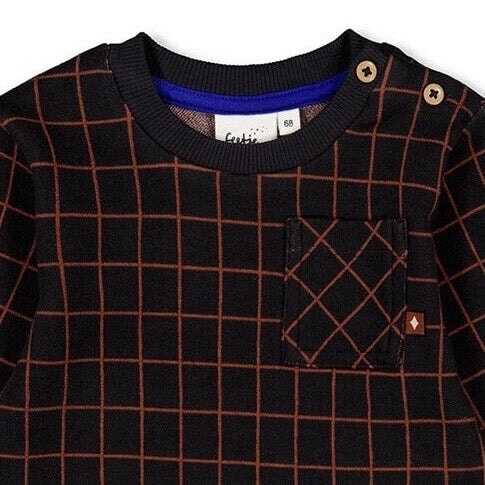 GO FETCH - Fashion Jacquard Sweat Top