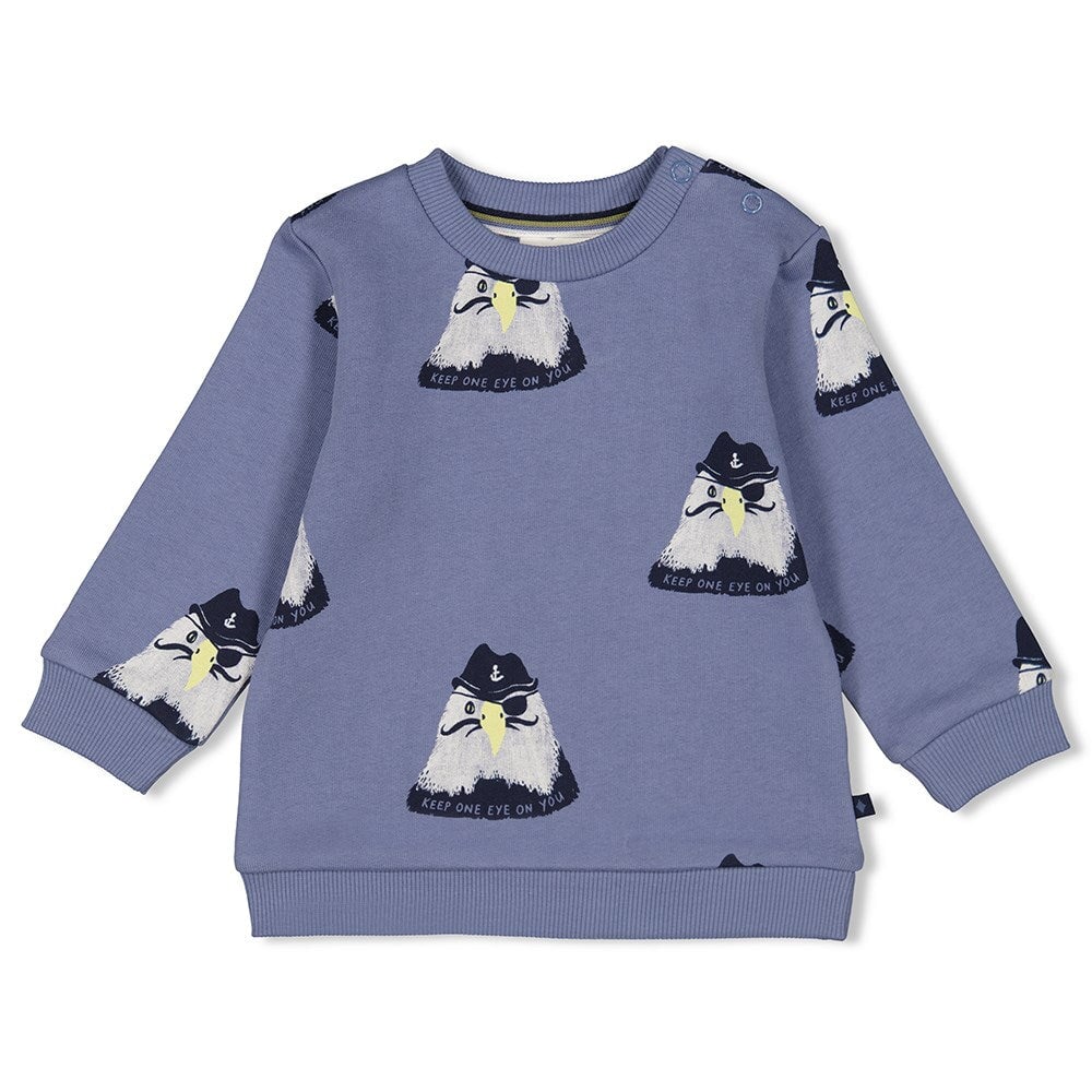 COASTAL COOL - Organic Cotton French Terry Sweat Top