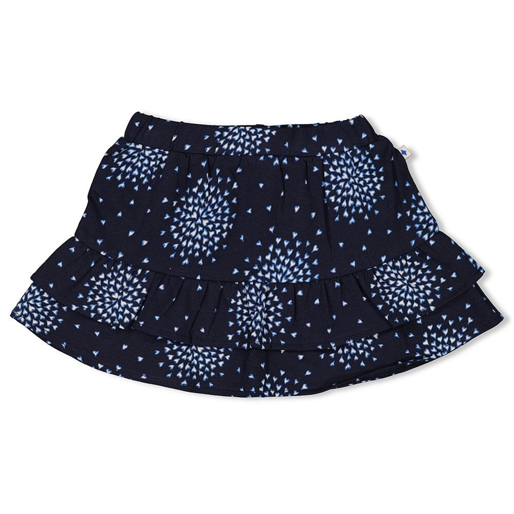 AMOUR TOUJOURS - Allover Print Tiered Swing Skirt