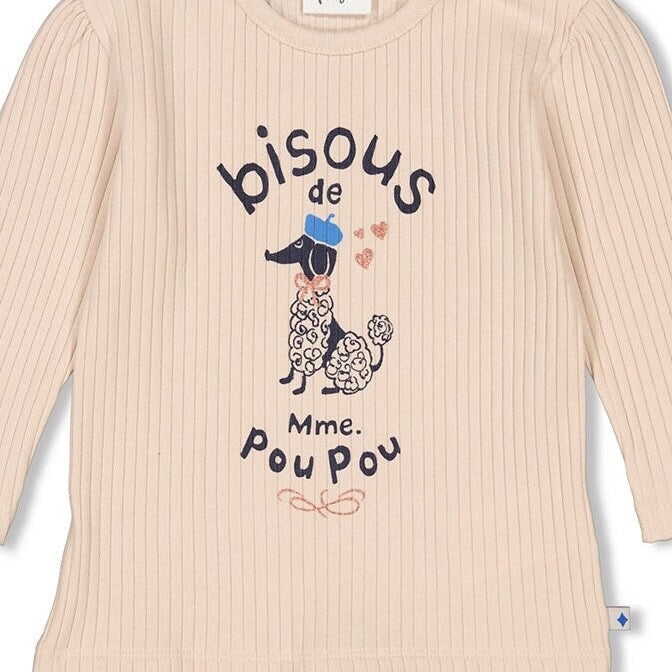 AMOUR TOUJOURS - "Kisses from Mrs. Pou Pou" Fashion Top