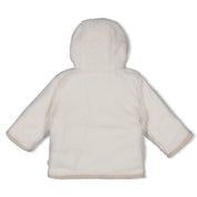 DEAR AUTUMN - Reversible Frottee Knit & Teddy Jacket with Hood