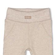 DEAR AUTUMN - 4x2 Drop Needle Rib Jersey Fashion Pants