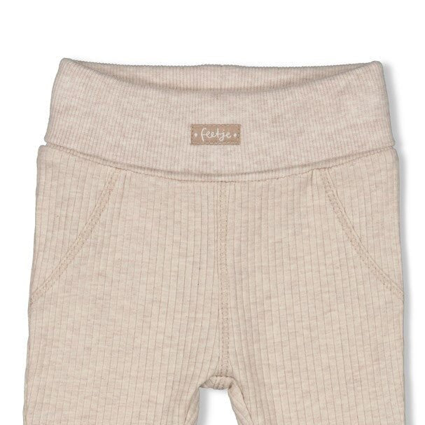 DEAR AUTUMN - 4x2 Drop Needle Rib Jersey Fashion Pants