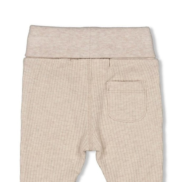 DEAR AUTUMN - 4x2 Drop Needle Rib Jersey Fashion Pants