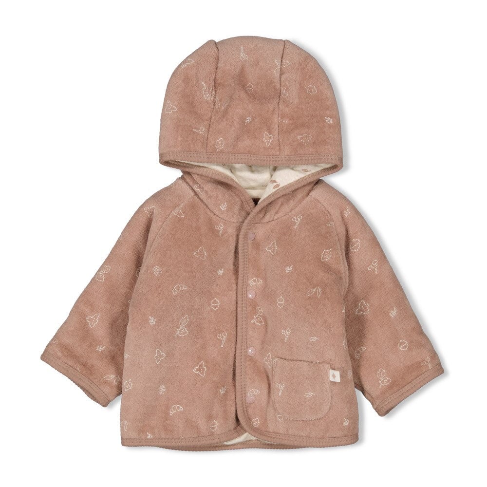 FALL FAVORITES - Velour & Single Jersey Reversible Jacket