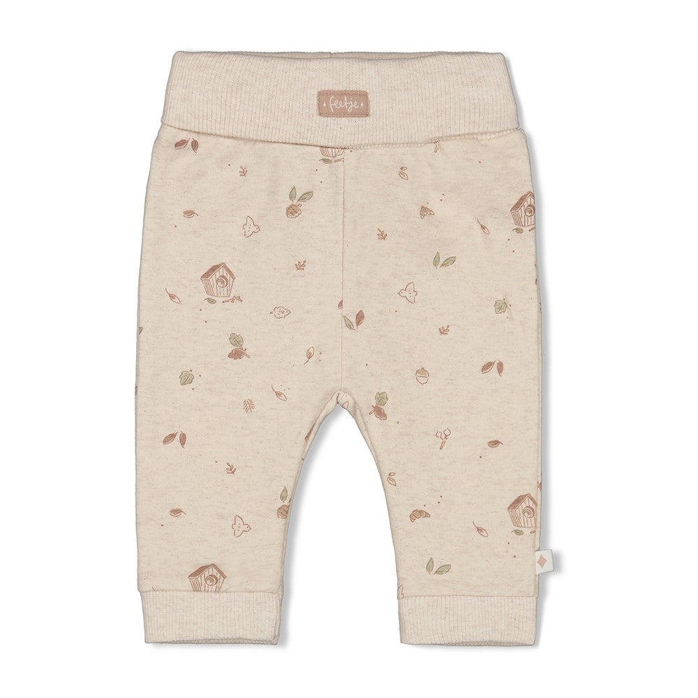 FALL FAVORITES - Peached Inside French Terry Allover Print Fashion Pants