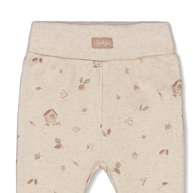 FALL FAVORITES - Peached Inside French Terry Allover Print Fashion Pants