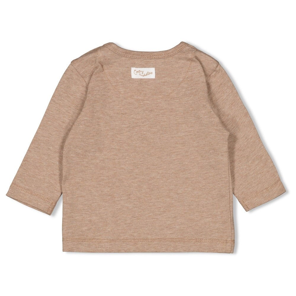 SLEEPY SHEEPY - "cozy cuddles" Peached Inside Jersey Fashion Top
