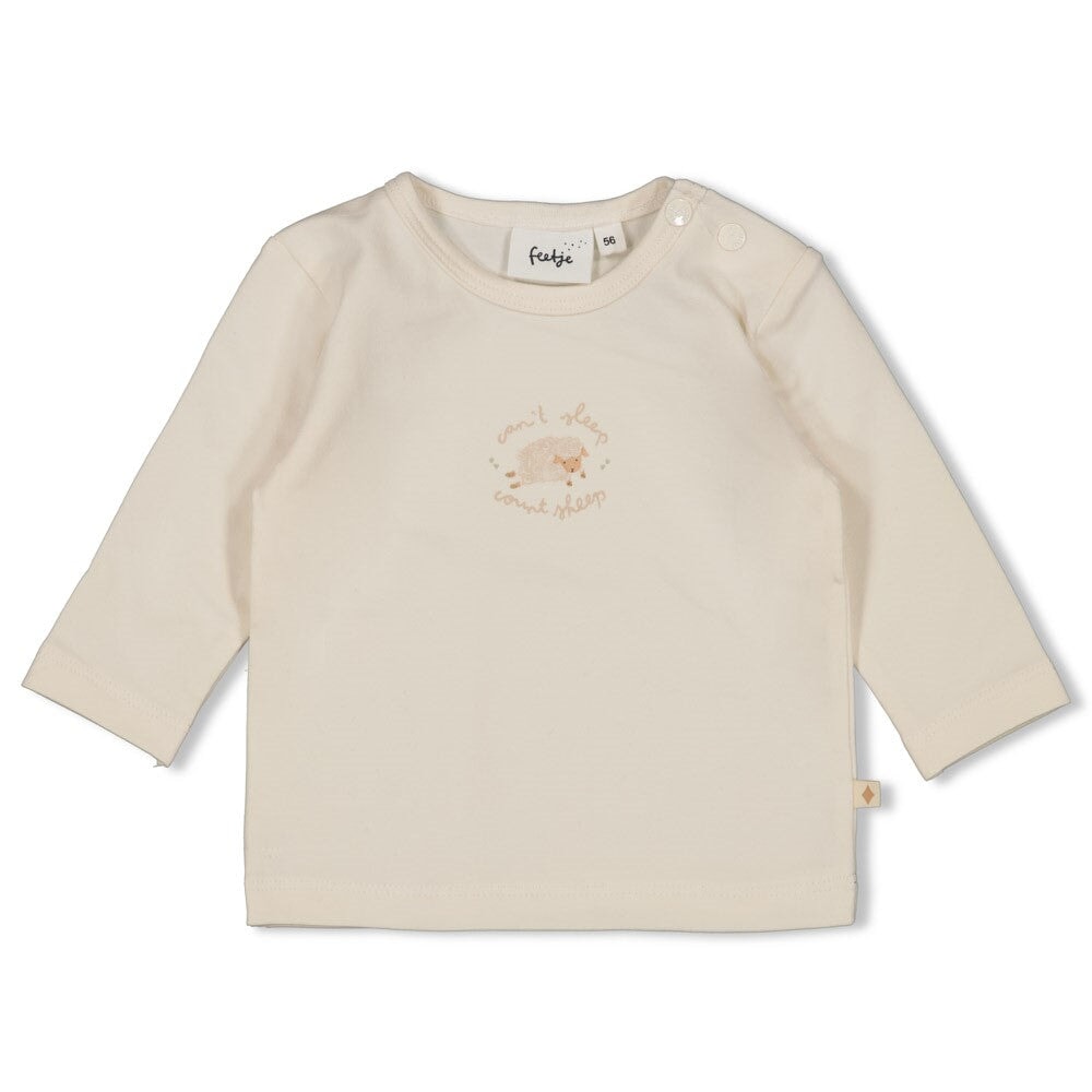 SLEEPY SHEEPY -“…count sheep” Peached Inside Jersey Fashion Top