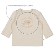 SLEEPY SHEEPY -“…count sheep” Peached Inside Jersey Fashion Top