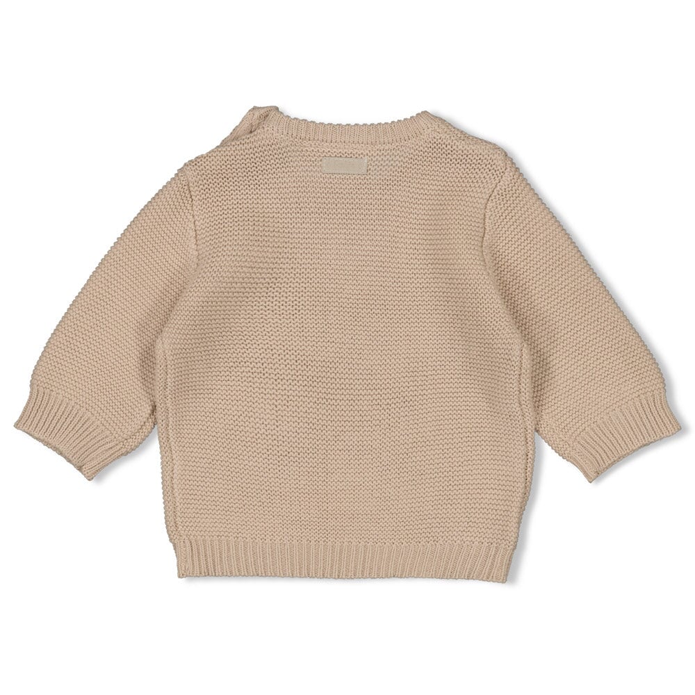 SLEEPY SHEEPY -All Organic Cotton 4-Yarn Knit Cozy Sweater