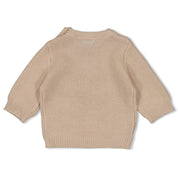 SLEEPY SHEEPY -All Organic Cotton 4-Yarn Knit Cozy Sweater