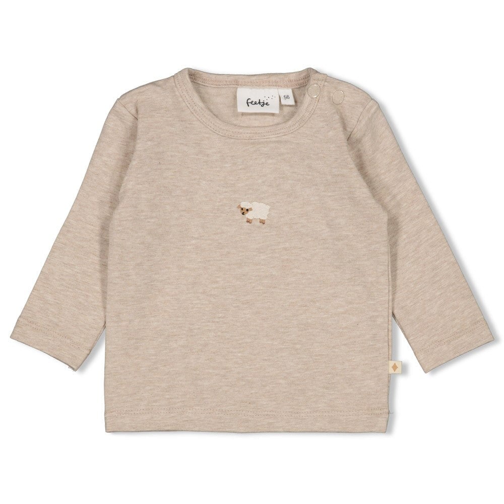 SLEEPY SHEEPY - Peached Inside Jersey Fashion Top