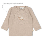 SLEEPY SHEEPY - Peached Inside Jersey Fashion Top