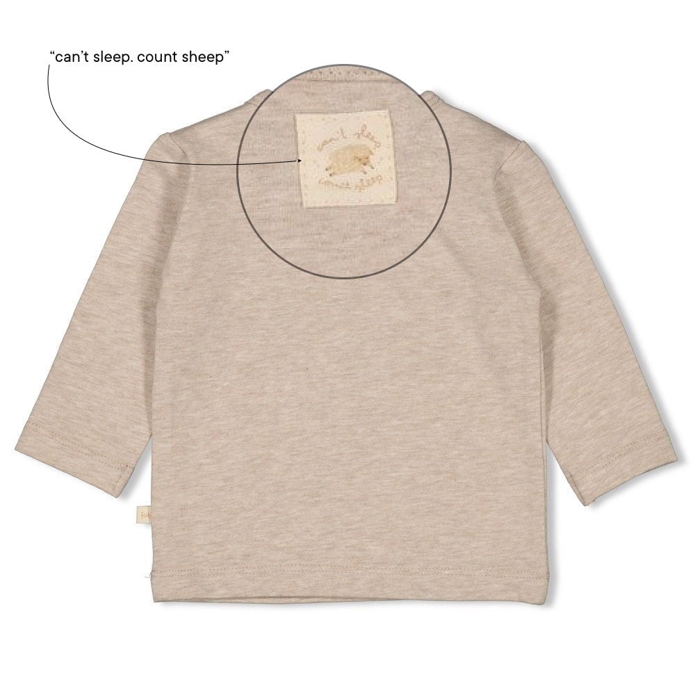 SLEEPY SHEEPY - Peached Inside Jersey Fashion Top