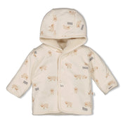 SLEEPY SHEEPY - Keepsake Reversible Teddy Jacket with Hood